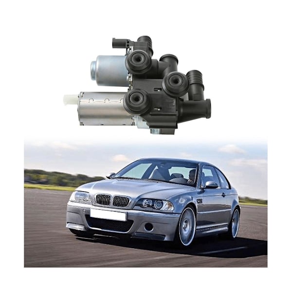 64118369807 Värmekontrollventil Hjälpvattenpump Bil för E46 X3 E83 Z3 E36 316i 318i 32 Silverblack