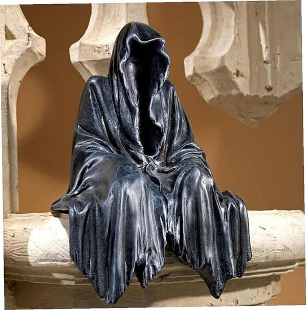 Consolation Harvest The Creeper Siddende Grim Reaper Statue Resin