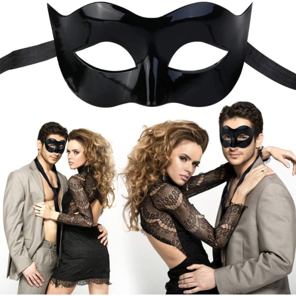 Maskeradmask för män Venetiansk dammask för män Opera Kostymer