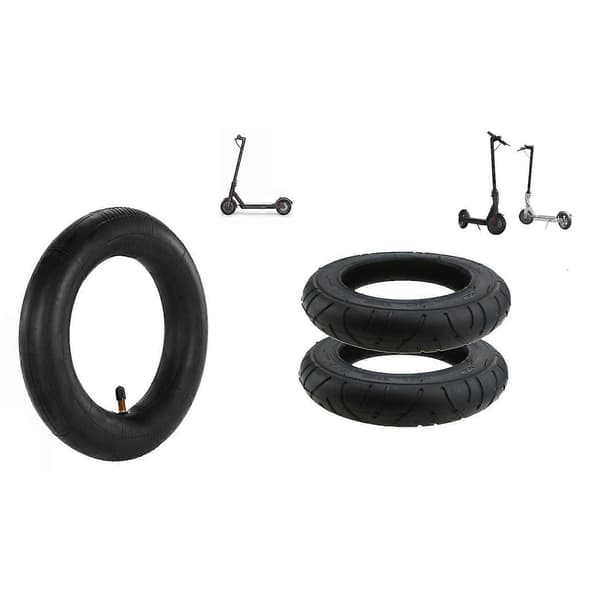 3 stk. for Mijia M365 10 tommers elektrisk sparkesykkeldekk 10 X 2 oppblåsbart solid dekk hjul inn