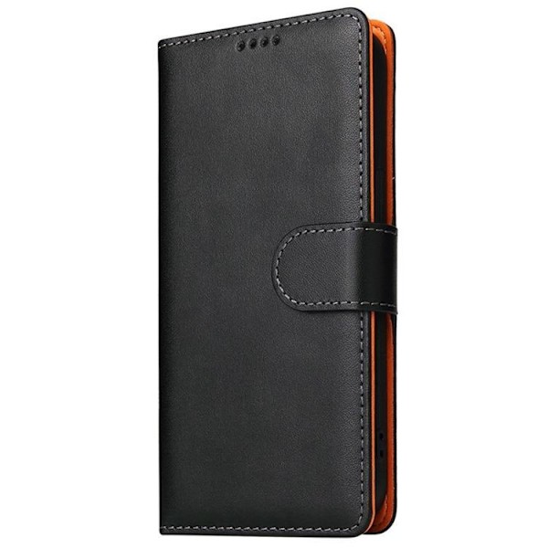iPhone 14 Plånboksfodral Dual Flip - Svart