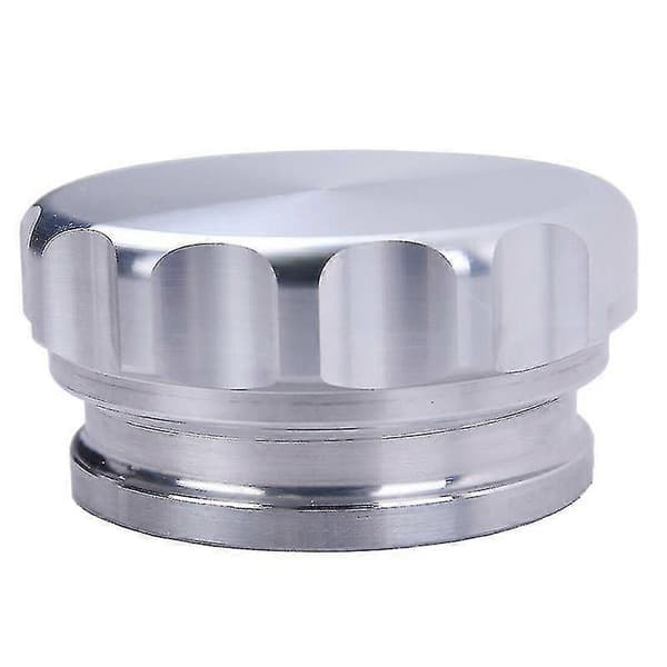 2 tommer 51 mm aluminiumslegering svejset på påfyldningsstudsen og autodele modificeret brændstoftankdæksel sølv