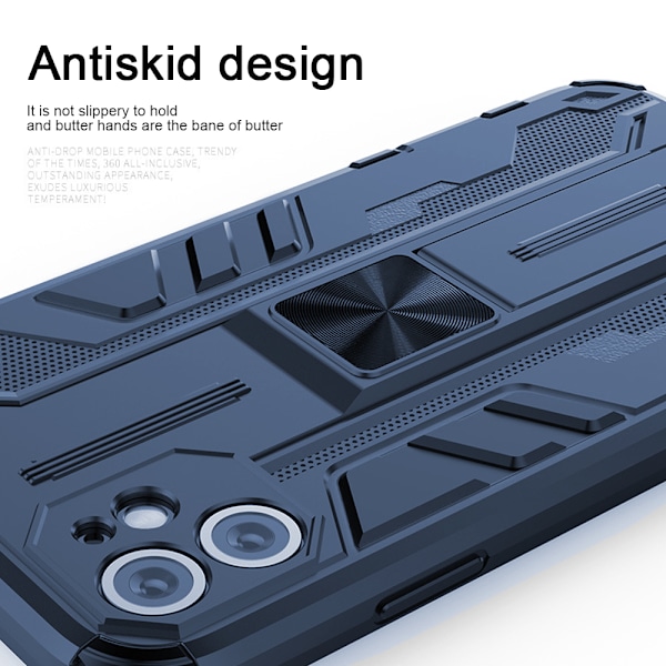 IP-14PRO-fodral: Fallskyddande mobilskydd med magnetisk kickstand