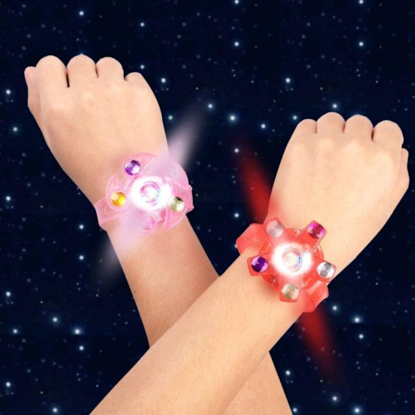 Flerfärgad LED Stress Relief Leksak, Justerbar Armbandsdesign Säkerställer Perfekt Passform för Barn och Vuxna