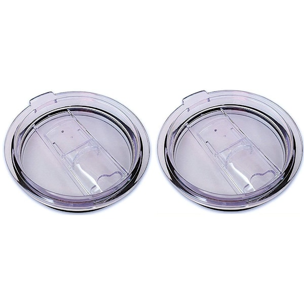 Sugrörsvänligt Tumlarlock, Lättanvänt, Ersättning för 30 Oz Vakuumisolerade Muggar, Diskmaskinsäkert (2-pack)