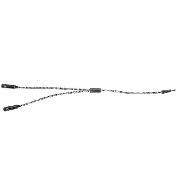 (9,8 tommer) 3,5 mm Dobbelt Ph Splitter Adapter, Aux Øretelefoner Y O Split Ad