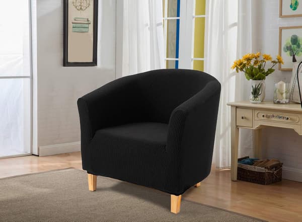Fåtöljöverdrag, Jacquard Stretch Stretch Tub Stol Sofföverdrag (Badkar)