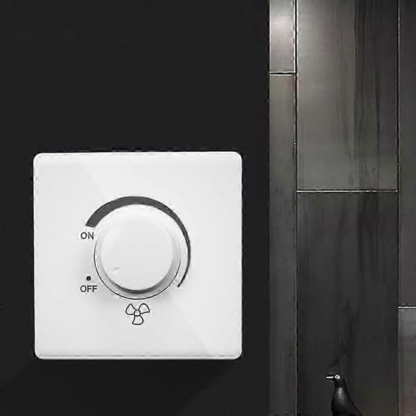 Justerbar Trinløs Hastighedsregulator Vægafbryder 220v 10a Lysdæmper