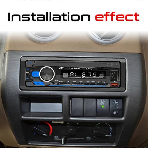 Enkel DIN Bluetooth-kompatibel USB Digital Multimedia Bilstereo