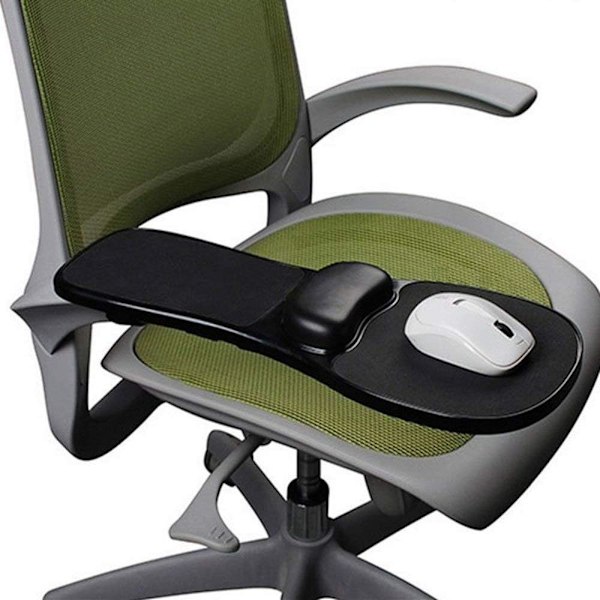 Ergonomiskt Armstöd för Skrivbord och Stol, Justerbart Armstöd med ABS-material, Spelskydd, Handledsstöd, Tryckavlastning, Stol