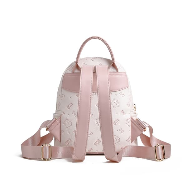 Hello Kitty vaaleanpunainen reppu: Minireppu tyttömäisellä kohokuvioidulla designilla