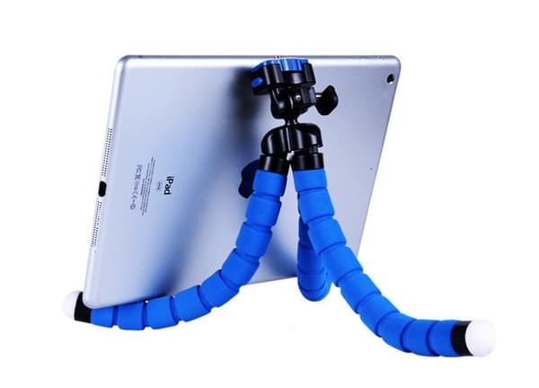 Flexibelt mobiltelefonstativ och Bluetooth-fjärrkontroll för kamera