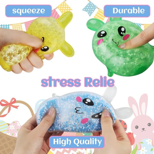 Påsk Stressboll*6st, Påskägg Klämbollar, Squishy Boll