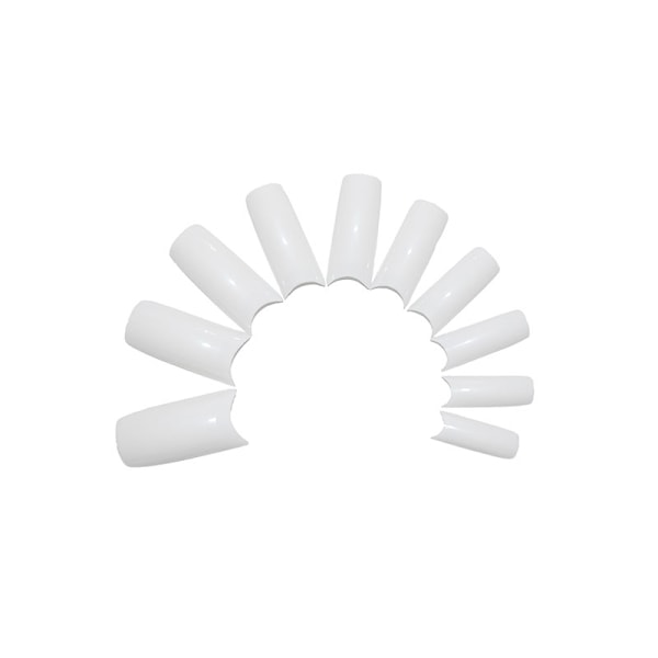 100 st Nageltippar Vita Vit