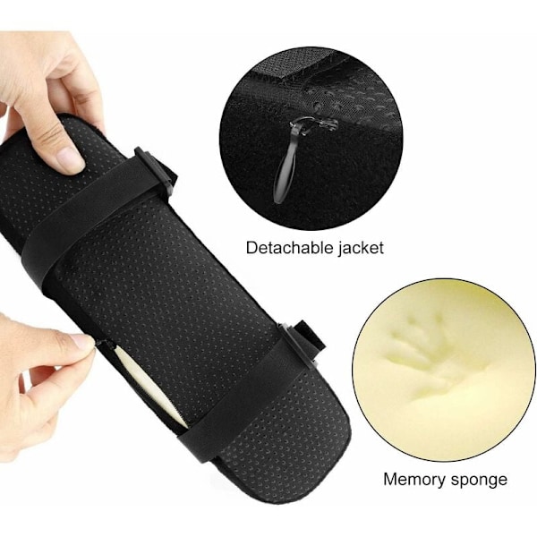 Bekväm armbågskudde, ergonomiskt utformat armstödsskydd i memory foam för optimalt stöd och smärtlindring, förbättrad hållning för hemmakontoret