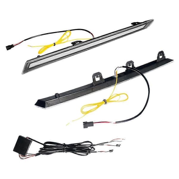 LED Dagkjørelys For Bil Motorpanser Deksel Rotte DRL 2019 2020 2021 Blinklys