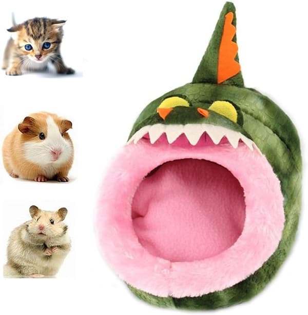 Plys hundehus - Til kæledyr, hamster, pindsvin, marsvin, killing
