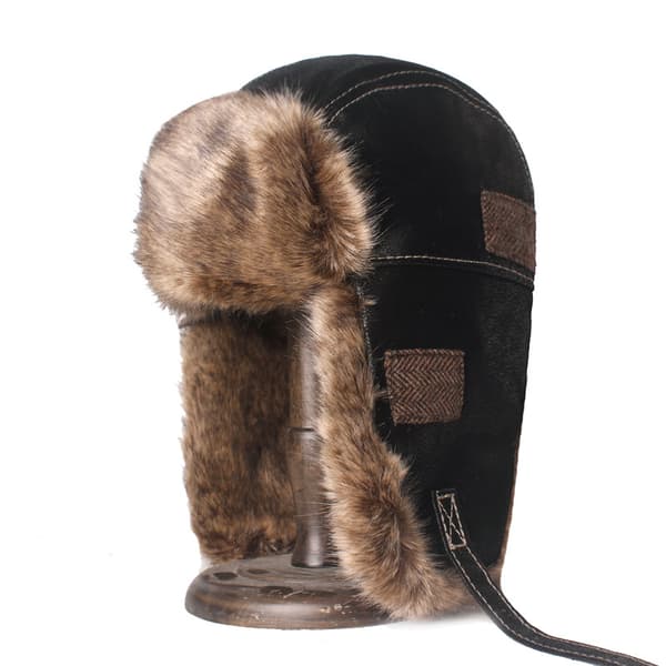 Faux Fur Vinterhue Vinter Jagthat Vindtæt Pilothat Hat Ri