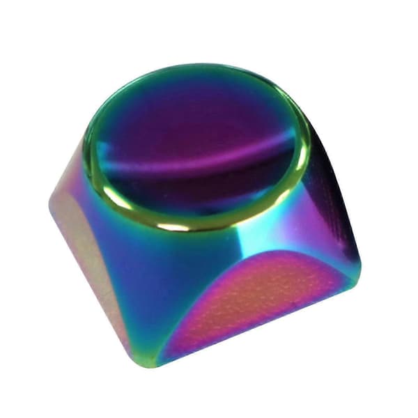 1 stk. tastehætte, galvaniseret, ergonomisk design, metal, computer, mekanisk tastatur, tastehætte til stationær computer