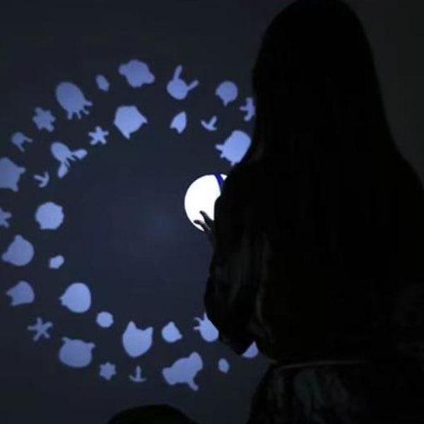 Nattlampa för barnprojektion, roligt projektionsljus