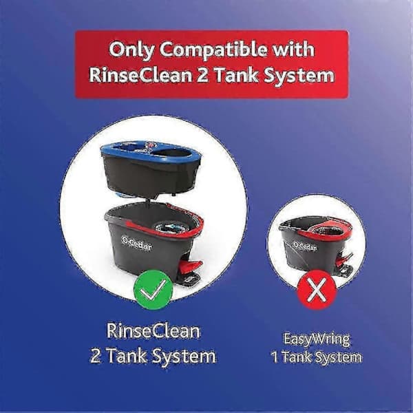 O-Cedar EasyWring RinseClean Spin Moppar - 2-pakkaus