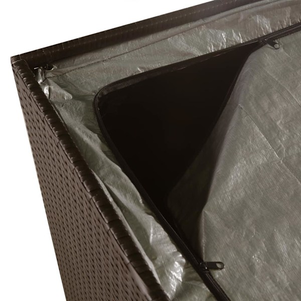 vidaXL Dynbox 150x100x100 cm konstrotting brun Brun