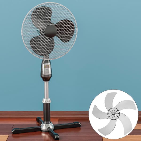 Udskiftningsventilatorblad Stående Piedestalventilator Reparationsdel Plast Gulvventilatorblad