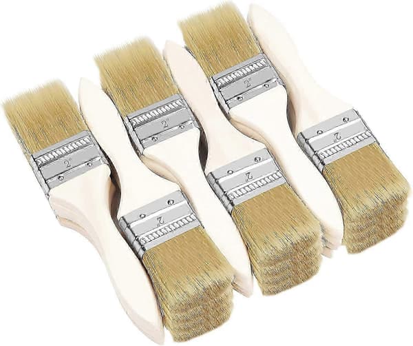 Penselsett 5 cm (Pakke med 24) - Profesjonelle trepensler