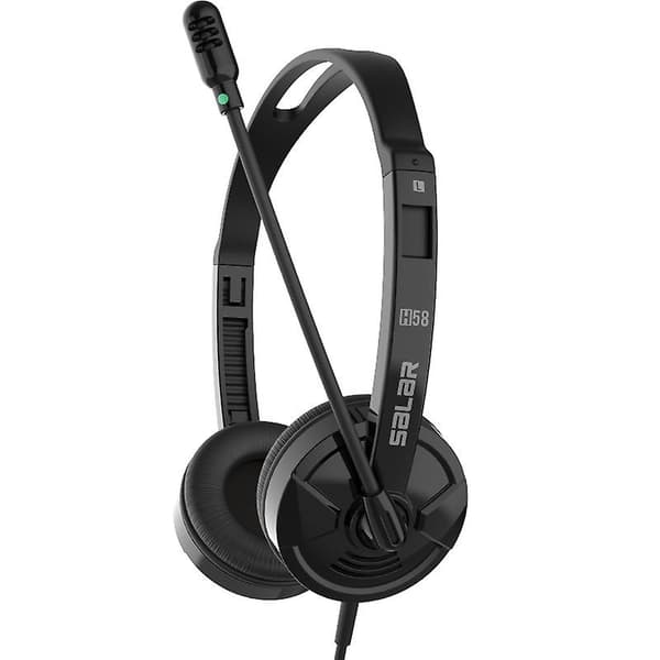 Moderne kablede hovedtelefoner Ohpa H58 Over-Ear Støjreducerende Sort