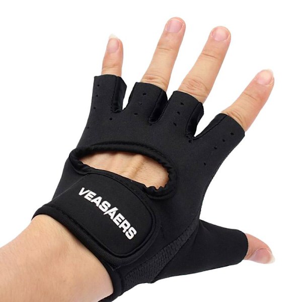 Träningshandskar | Designade för Maximal Luftcirkulation - Svart Black S