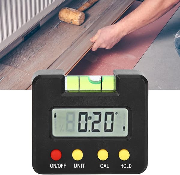 Digital inklinometer, stor LCD-skjerm vinkelmåler inklinometer S