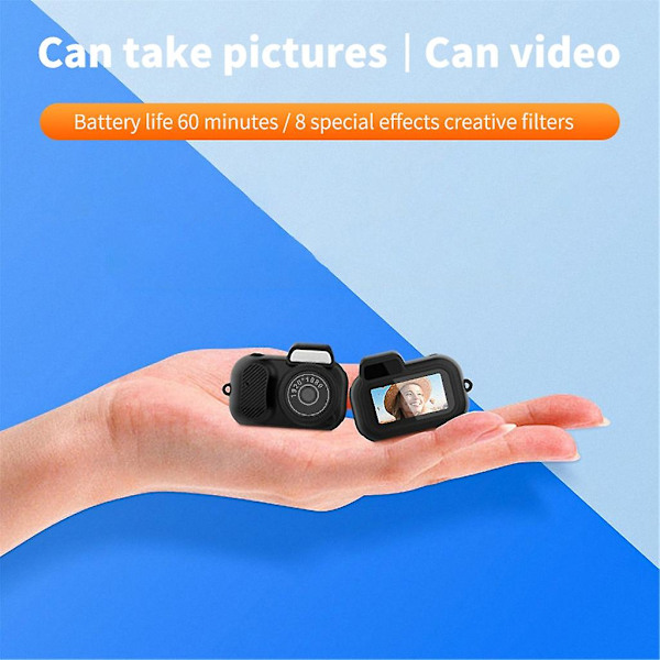 Portabel Minikamera Liten och Kraftfull Videorekordare 0.96 tum Display (FMY)
