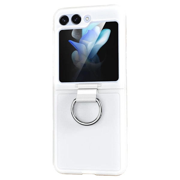 Samsung Galaxy Z Flip 6 - Stötsäkert & Reptåligt Skal med Ringhållare Frostad