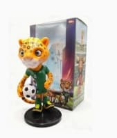 FIFA World Cup 20 cm Jaguar Maskot Skrivebordsfigur Trofé A