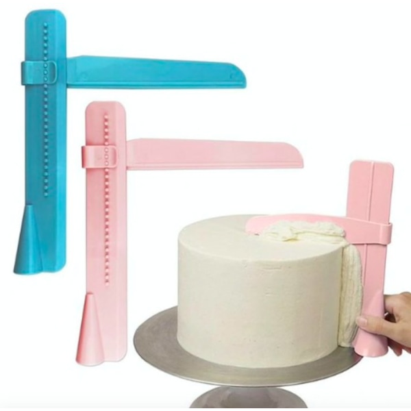 Cake smoother - Tårtutjämnare - Bakning Rosa