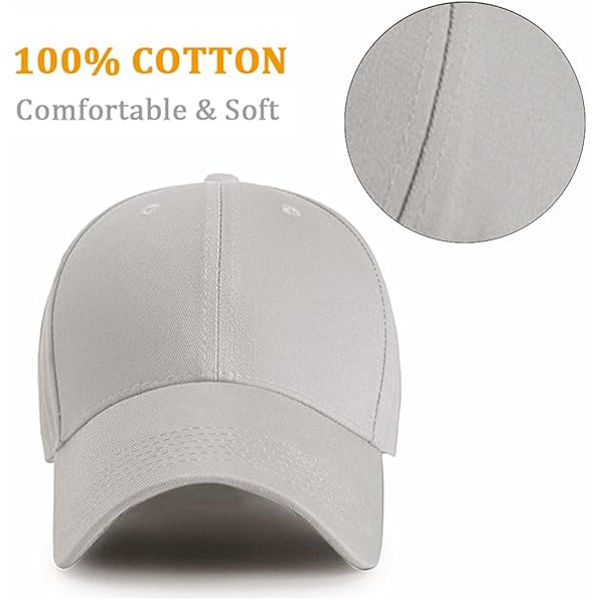 Baseballkasket, Trucker Cap Snapback Hat til Sport Hip Pop Golf - M