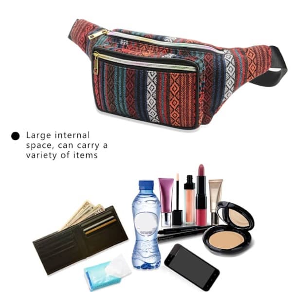 Boho Vyölaukku Rintalaukku Vyötäröpaketti