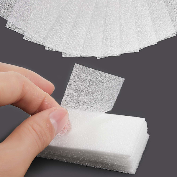 Förlängningsfibrer för naglar i siden, nagelkonstförlängning, sidenfiber för nagelgelé, glasfiber, naturlig, stabil och praktisk, 100 st