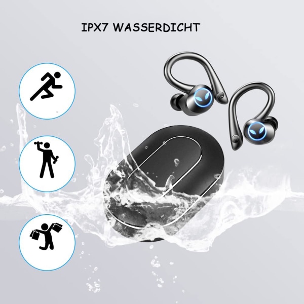 Bluetooth-Headset, In-Ear-Headset, IP7 wasserdicht