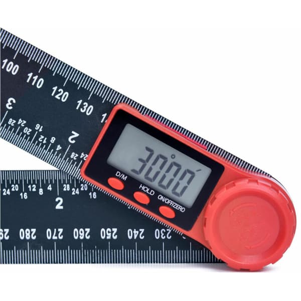 Digital vinkelmåler, 0°-360° vinkelmål, vinkel i rustfrit stål