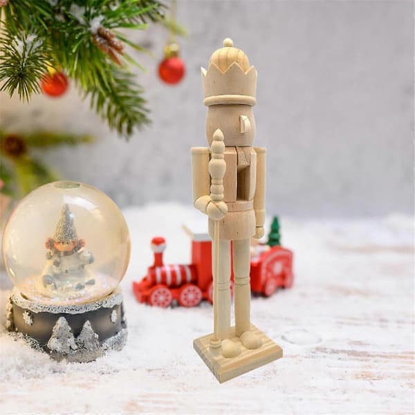 Dukke Mann Juledekorasjon DIY Gratis Maling Fyll Håndverk
