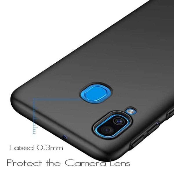 Samsung A40 Ultratunt Mattsvart Skal Basic V2 Svart