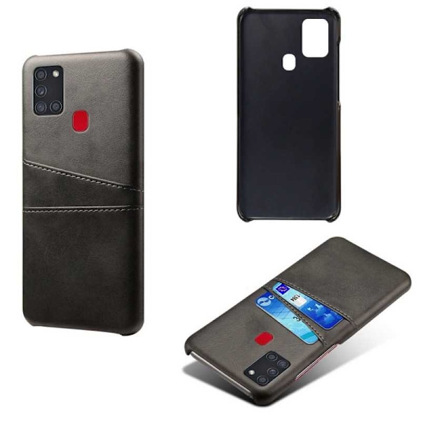 Samsung A21s Skal Korthållare Retro V2 Svart