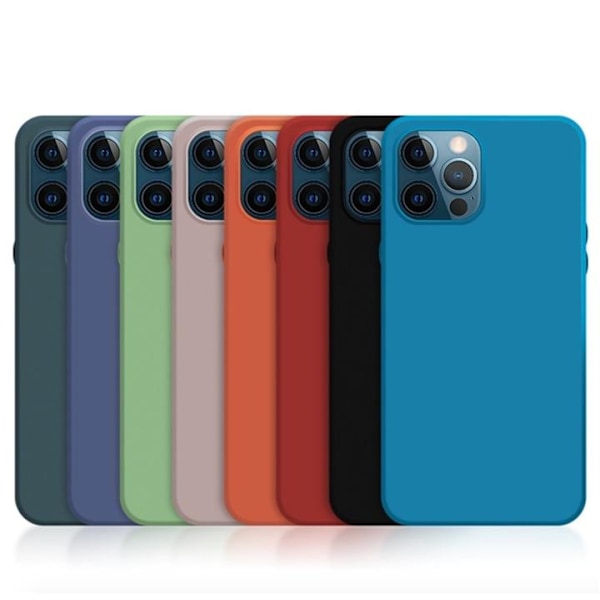 Mobilskal i silikon till iPhone 12 Pro Max, Röd Röd