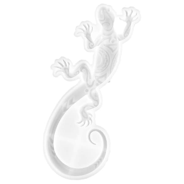 3D Gecko-formet harpiksform DIY Hjemmeveggpyntform Silikon DIY-form