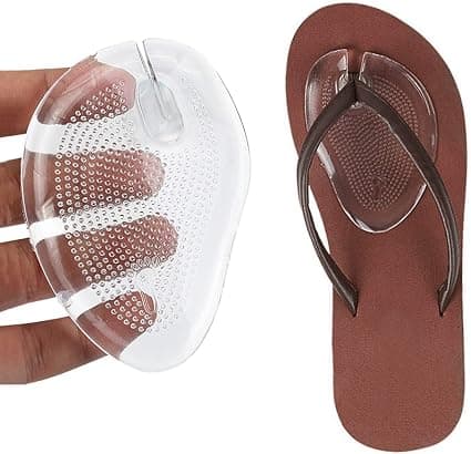 2 par silikongel halkskydd för sandaler, halksäker I