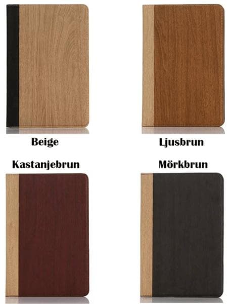 Lommebokveske, iPad Mini 4, Tre, Beige Beige