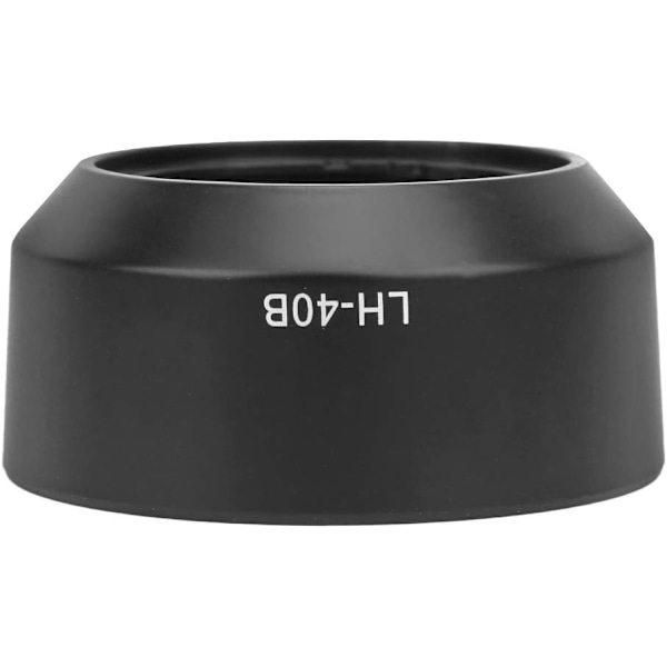 Olympus 45Mm F1.8 motljusskydd Lh 40B Plast Lh 40B Kvalitet Portabel plastkamera motljusskydd för M.Zuiko 45Mm F1.8(svart) (svart)