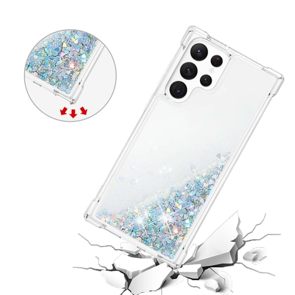 Glitter Bling TPU Case Samsung Galaxy S23 Ultra Silver
