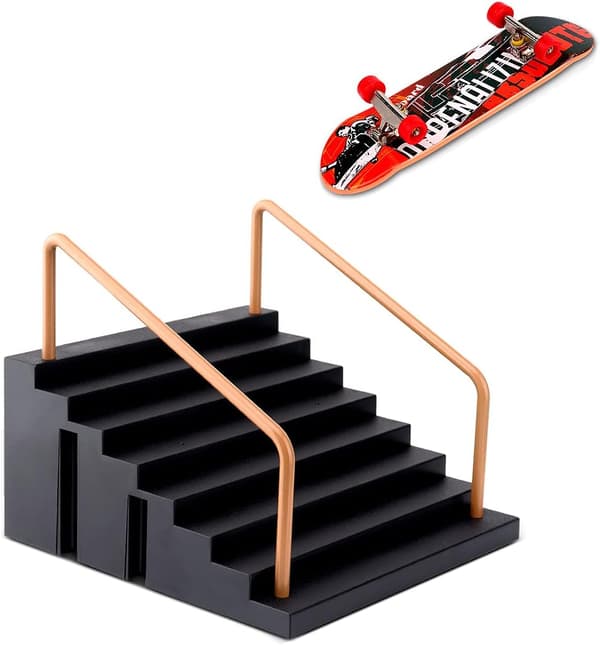 Miniskateboardramp och tillbehörsset, Skate Park Deck Truck Boa